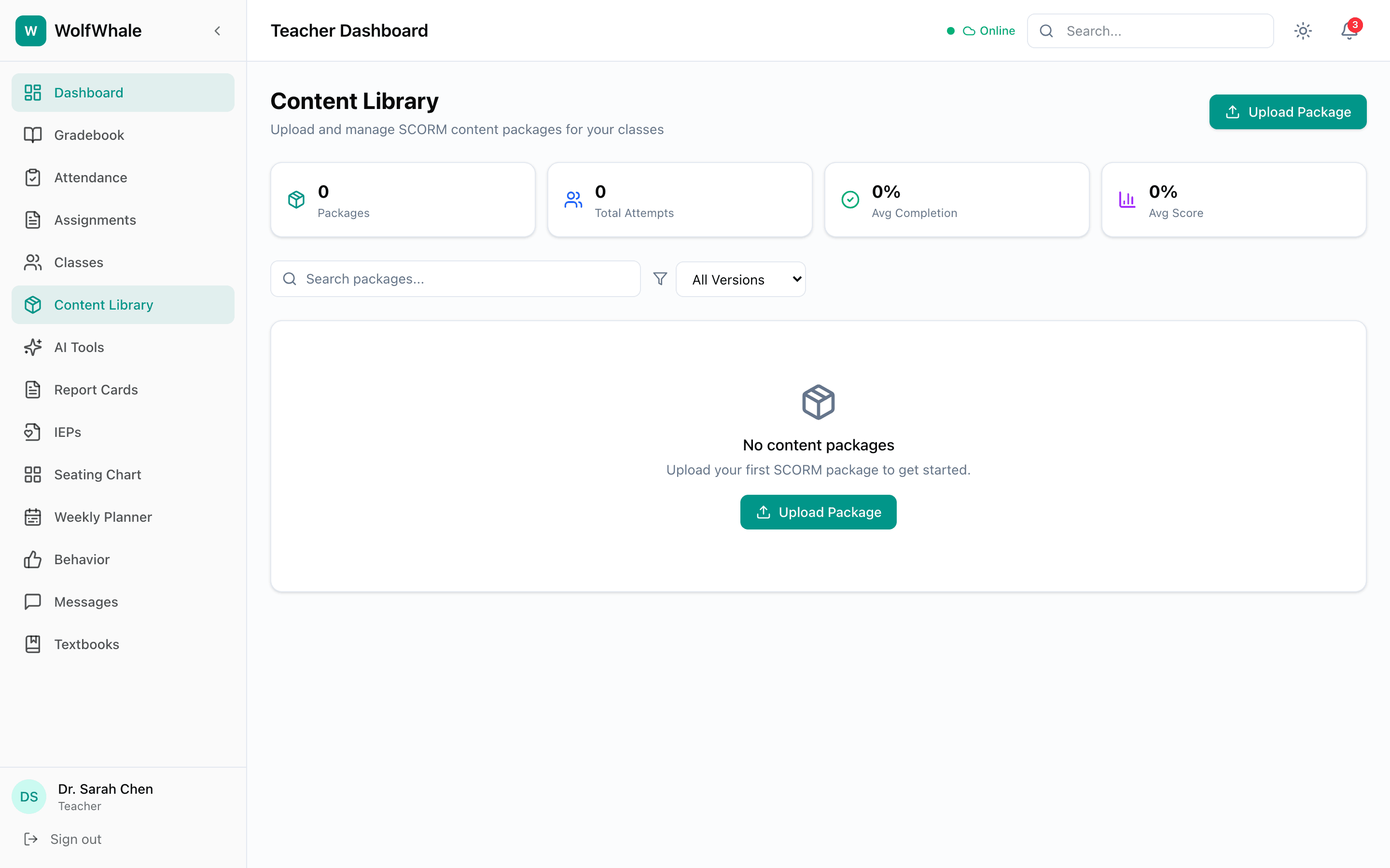 Content Library — Web